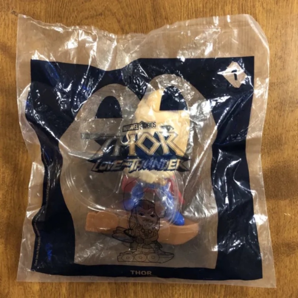 2022 McDonald’s Happy Meal Toy Marvel Studios Thor Love and Thunder #1 THOR